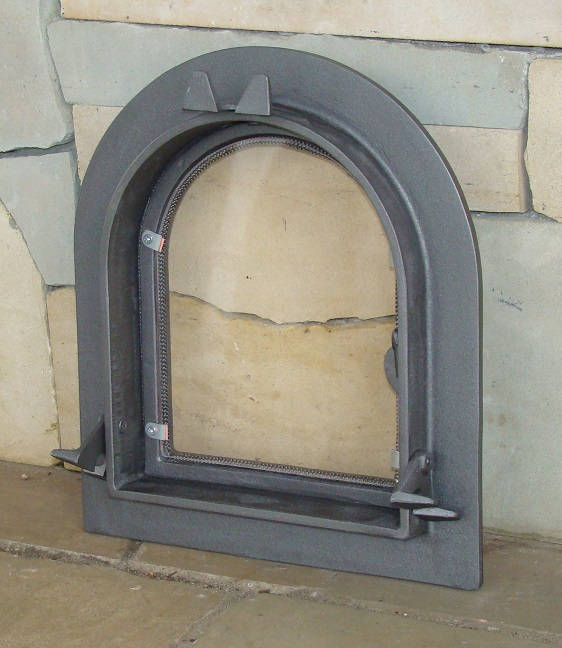 Puerta de Horno Estufa Hierro Fundido Chimenea Piedra Kacheltür | eBay